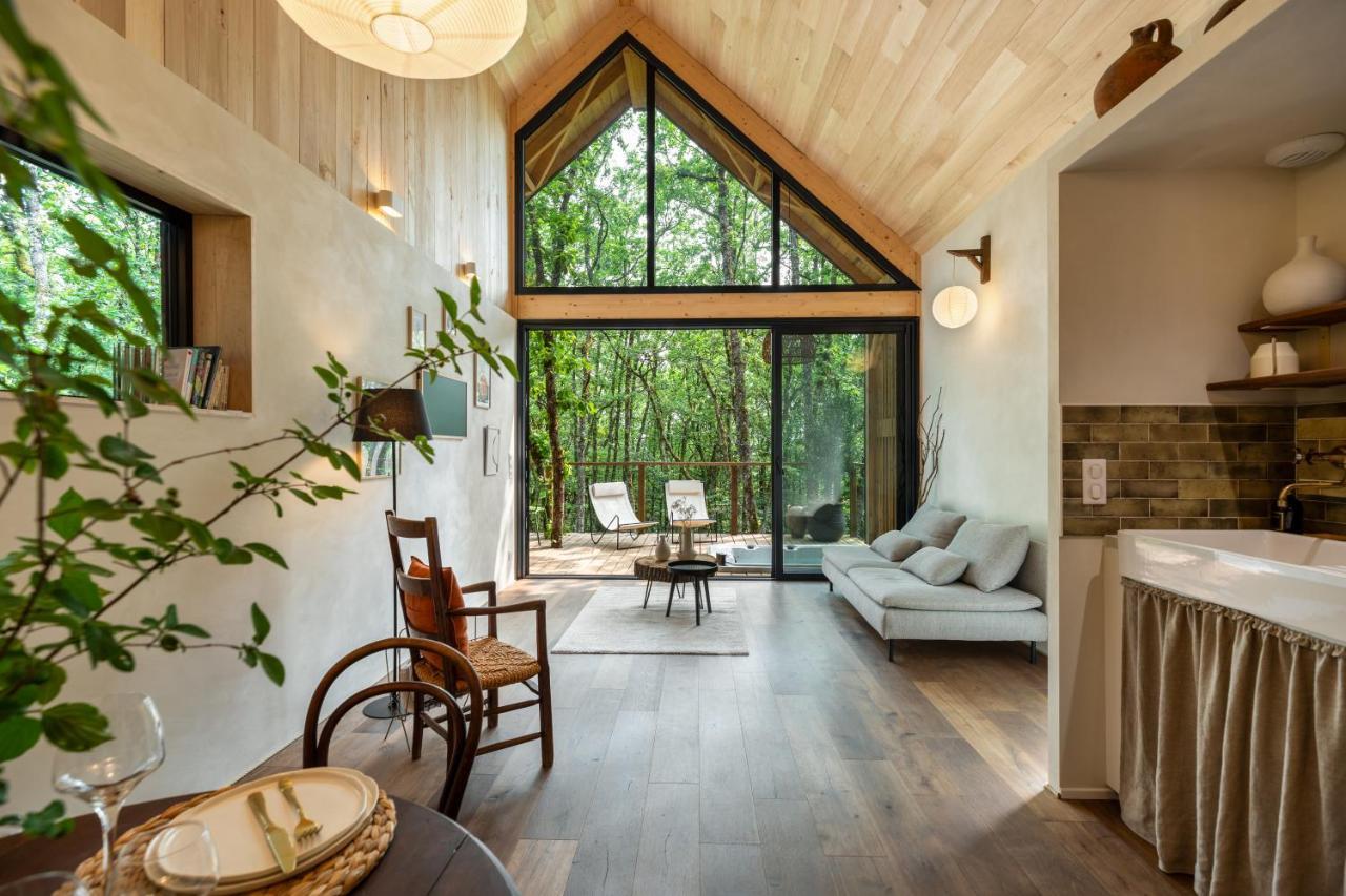 Wabi Sabi Lodge - Spa&Sauna Privatif - Foret Turenne Exteriér fotografie